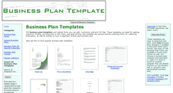 Desktop Screenshot of businessplantemplate.net